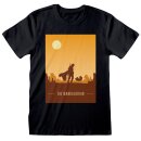 Star Wars: The Mandalorian T-Shirt - Affiche rétro