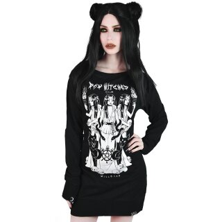 Killstar Gothic Goth Okkult Unisex Strickpullover Pullover Seven Schwarz