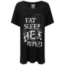 Killstar Nachthemd - Hex & Repeat Shirt XS