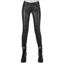 Killstar Coated Jeans Trousers - Nocturnal XS