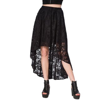 Banned Alternative Lace Skirt - Doomed Romantic XS