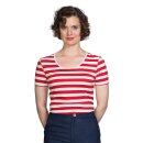 Banned Retro T-Shirt - Land Ahoy Red XXL