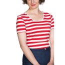 Banned Retro T-Shirt - Land Ahoy Red XXL
