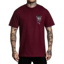 Sullen Clothing Camiseta - Kings Borgoña
