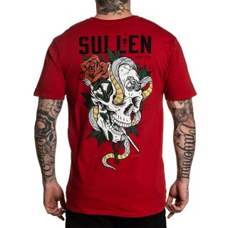 Sullen Clothing T-Shirt - Tangled Rouge