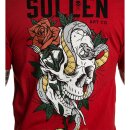 Sullen Clothing Tricko - Tangled Red L