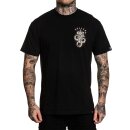 Sullen Clothing Camiseta - Cuidado con el negro