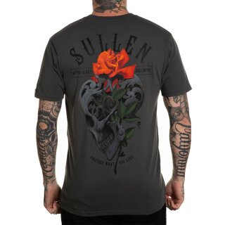 Sullen Clothing Camiseta - Gris Rosado