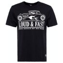 King Kerosin T-Shirt - Loud & Fast Schwarz