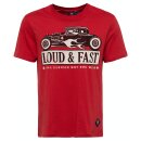 King Kerosin T-Shirt - Loud & Fast Rot 5XL