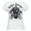 Queen Kerosin T-Shirt -  QK Heart Weiß XL