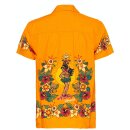 Queen Kerosin Hawaiian Shirt - Hawaiian Orange