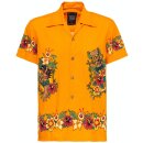 King Kerosin Camisa hawaiana - Naranja hawaiana