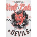 King Kerosin Tricko - Salt Lake Devils White 5XL