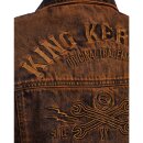 King Kerosin Gilet di jeans - Orig. marchio Ruggine