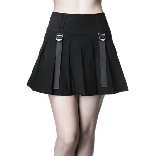 Killstar Pleated Mini Skirt - Analog XL