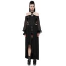 Punk Rave kombinézu s odnímatelným sukne - gotický Doll M-L