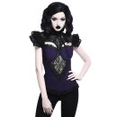 Killstar Gothic blúzka - Purple Avalyn