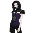 Killstar Gothic Bluse - Avalyn Lila 3XL