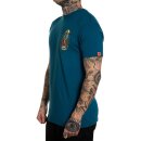 Sullen Clothing T-Shirt - Reza Por El Surf Blau 3XL