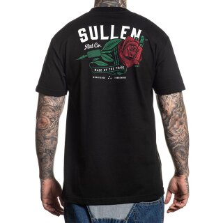 Sullen Clothing Tricko - Red Rose Black XXL