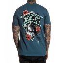Sullen Clothing T-Shirt - Rigoni Skull Bleu L