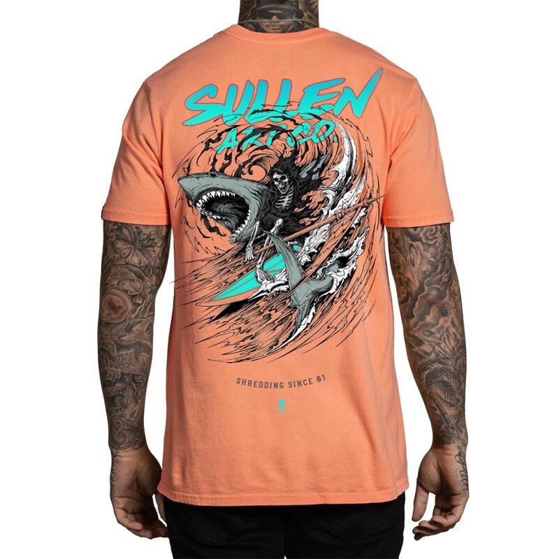 Sullen Clothing T-Shirt - Shredding Coral