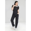 Hell Bunny Dungarees - Elly May Navy XS