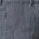 Queen Kerosin Capri Jeans Trousers - Striped
