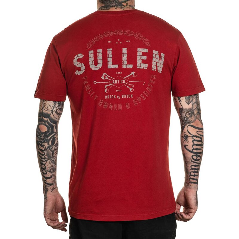 Sullen Clothing T-Shirt - Brick By Brick Chili XXL