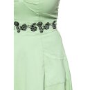 Queen Kerosin Vintage Swing Dress - Denim Mint