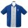 Steady Clothing Camicia da bowling vintage - V8 Piped Royal