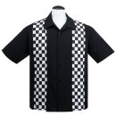 Steady Clothing Vintage Bowling Shirt - Checkered Mini
