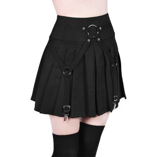 Killstar Pleated Mini Skirt - Vicious Vibes XS