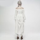 Punk Rave Victorian Dress - Duchess White