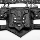 Punk Rave Harness / Belt Bag - Catacomb Faux Leather