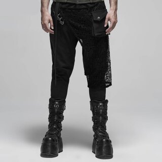 Punk Rave Jeans - postapokalyptického Merman XXL