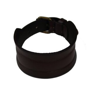 Bracelet en cuir - Pressed Brun