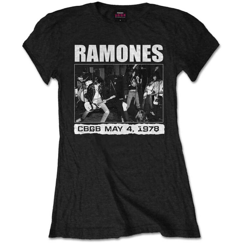 Halloween strømper Ampere Ramones Damen T-Shirt - CBGB 1978, € 17,90