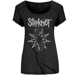 Slipknot Damen T-Shirt - Goat Star XXL