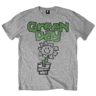 Green Day Camiseta - Flower Pot L