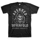 Avenged Sevenfold T-Shirt - So Grim Orange County L
