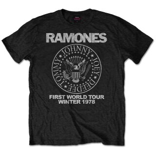 Ramones Tricko - First World Tour S