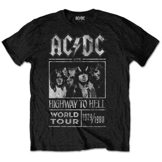 AC/DC Camiseta - Highway To Hell World Tour 1979/1980
