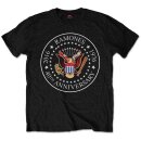 Ramones T-Shirt - 40th Anniversary Seal S