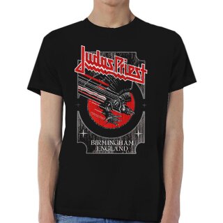 Judas Priest T-Shirt - Red And Silver Vengeance XL