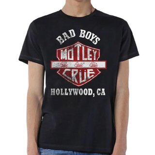 Mötley Crüe T-Shirt - Bad Boys Shield