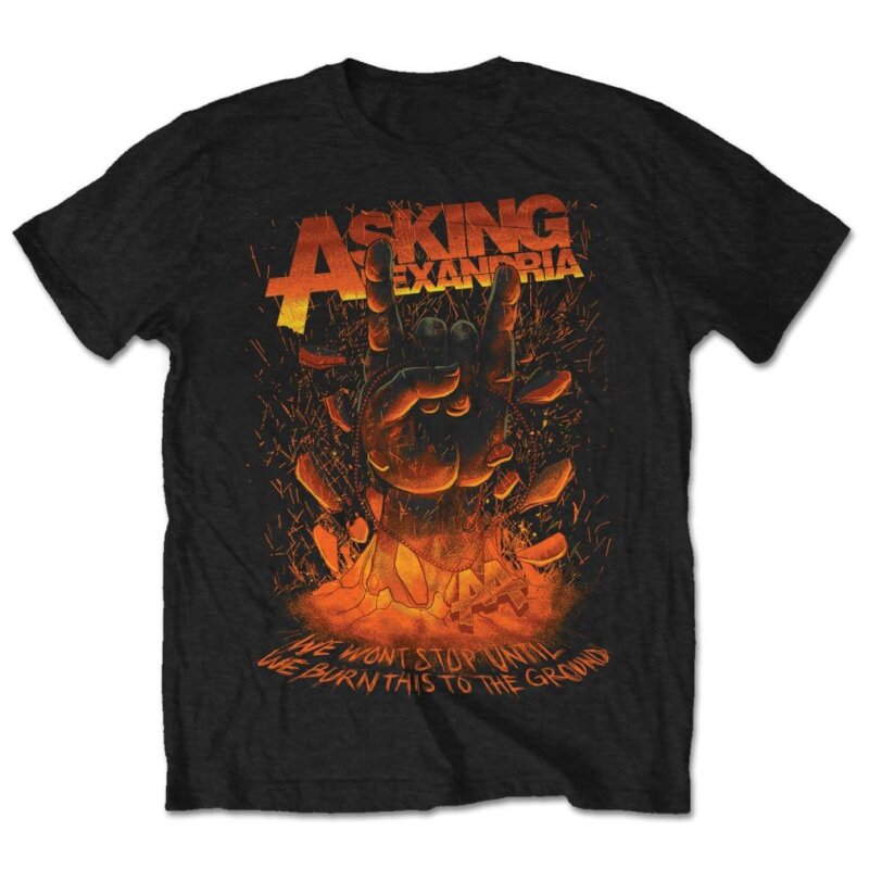 Asking Alexandria T-Shirt - Metal Hand XL