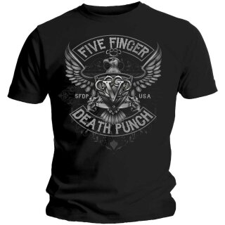 Five Finger Death Punch T-Shirt - Howe Eagle Crest