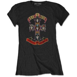 Guns N Roses Ladies T-Shirt - Appetite For Destruction